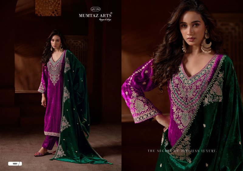 Raaz By Mumtaz Arts Crush Velvet Salwar Kameez 